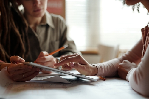 Lawyer having a free consultation with a survivor of sexual abuse in a school, institution, or hospital