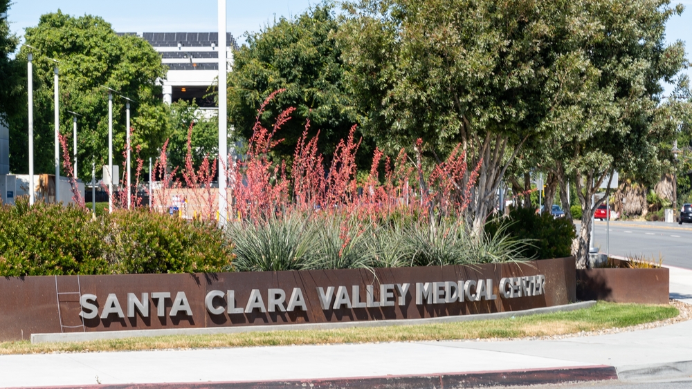 Photo of front of Santa Clara Valley Medical Center where Dr. Patrick Clyne committed many of his sexual assaults on minors